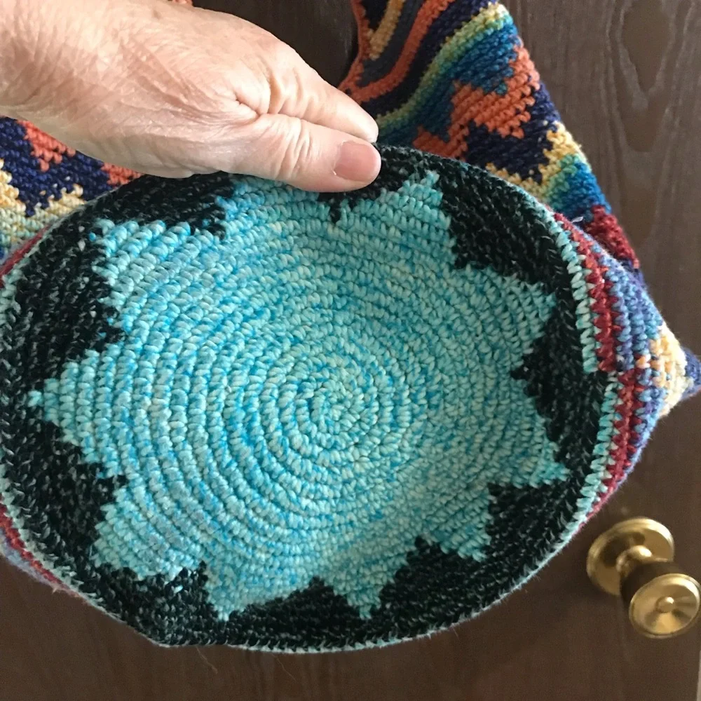 Boho‎ Hippie Bucket Bag Purse Colorful
